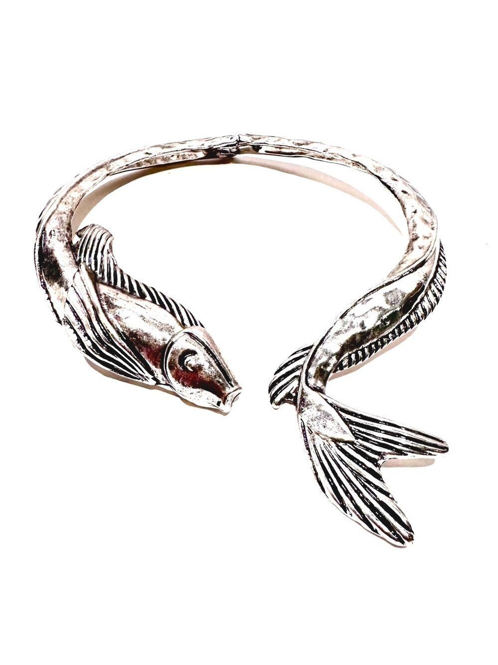 Artisan Stunning Silver Pescas Koi Collar Necklace | NEW - Picture 4 of 8